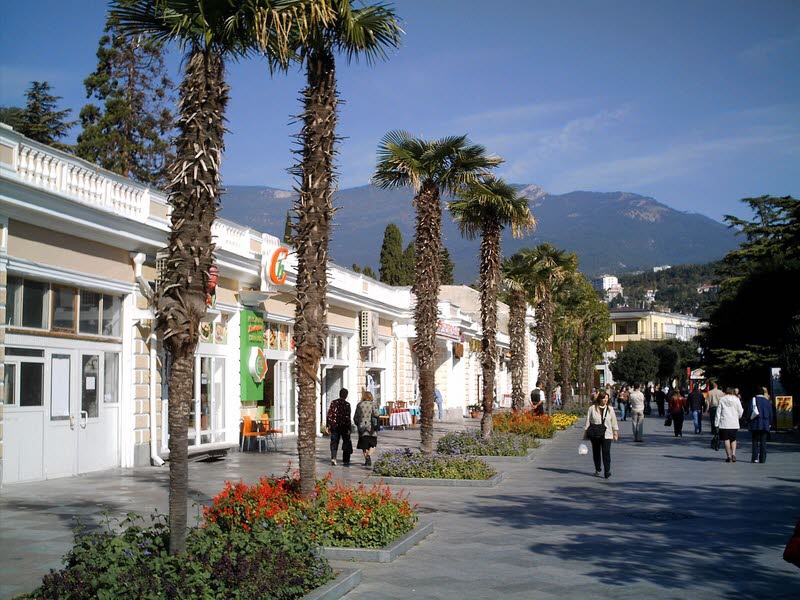 Отдых в Ялте в центре города